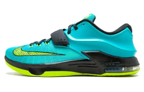 Nike KD 7 Uprising Durant 7 comfortable and versatile non-slip lightweight low-top basketball shoes men's yellow green