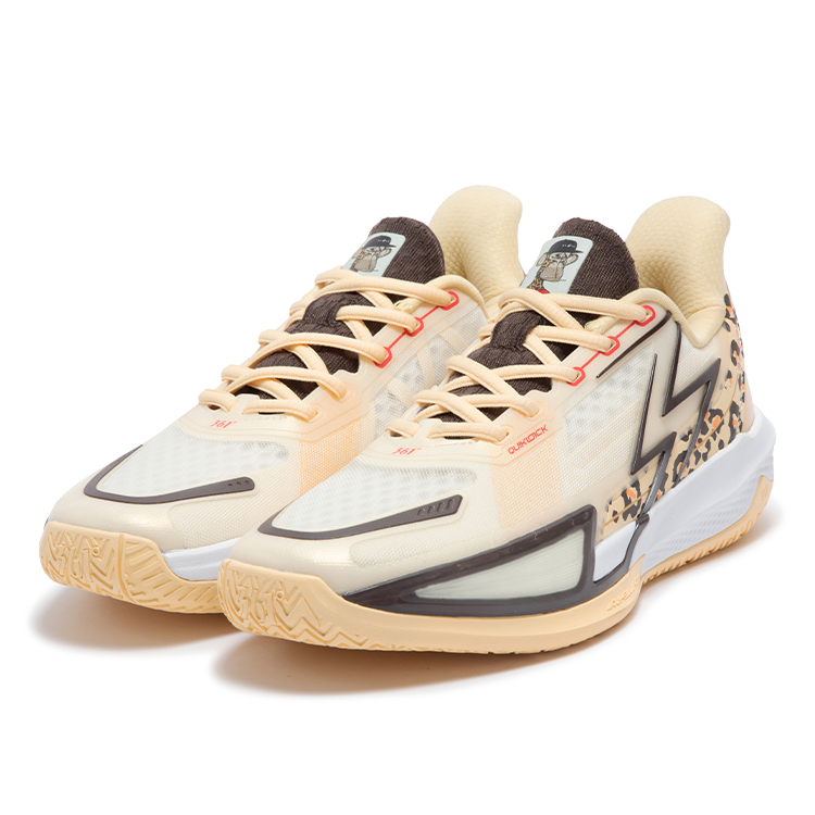 361° Big3 4.0 QUICK Basketball Shoes Women’s Low Top Light Vanilla/Java