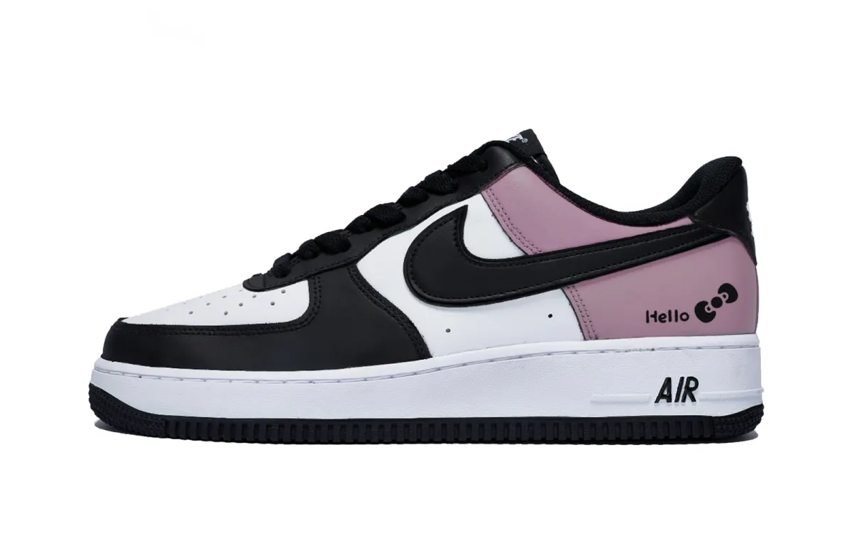 Nike Air Force 1 Spring Temptation Raspberry Slip Resistant Low top Skateboard Shoes Men's White Pink