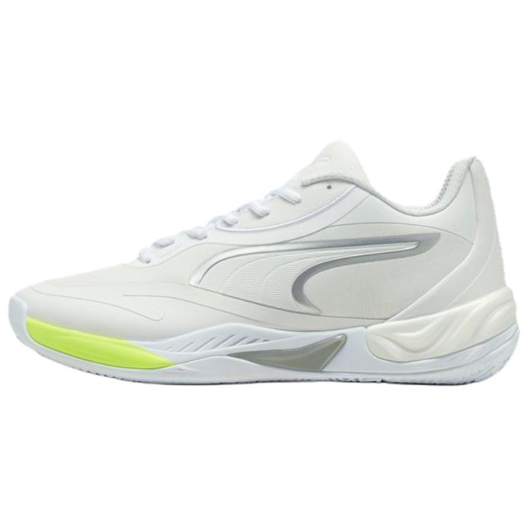 PUMA All Pro Nitro Abrasion Resistant Low top Basketball Shoes Unisex White