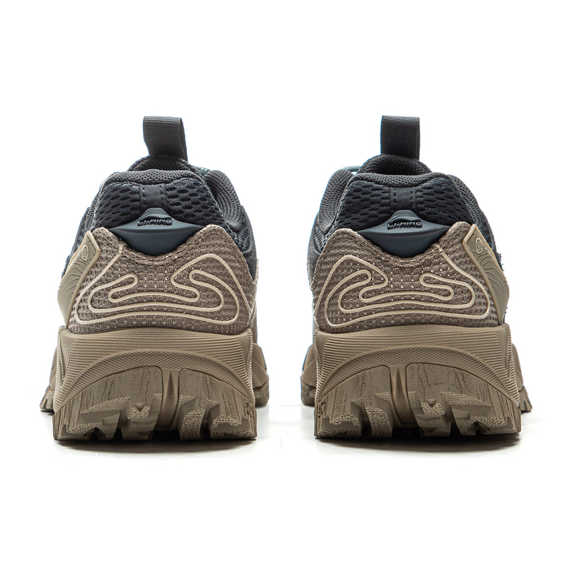 Li Ning Outdoor CF Tracing, Wild Xingshan V2 Cushioning Support Low top Outdoor Hiking Shoes Women's Black Umber