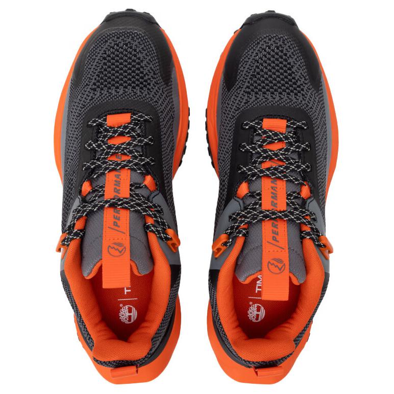 Timberland Slip Resistant Low top Hiking Shoes Men’s Gray Orange