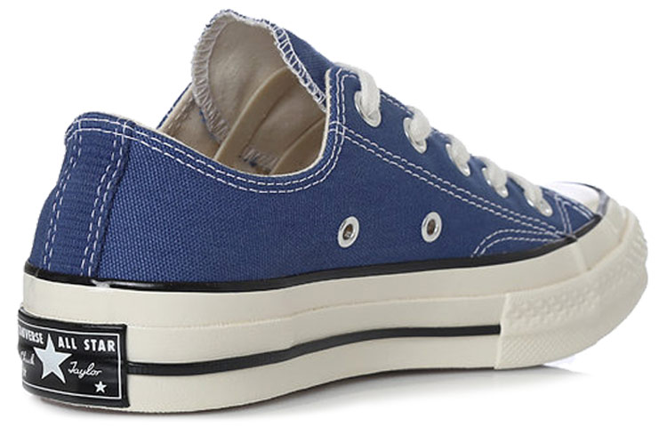 Кеды Converse Chuck Taylor Ox chuck (темно-синие) — Синий — фото 5
