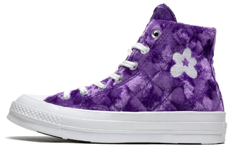 Chuck 70 Golf Le Fleur x Chuck 70 Converse Hi 'Quilted Velvet Tillandsia Purple'