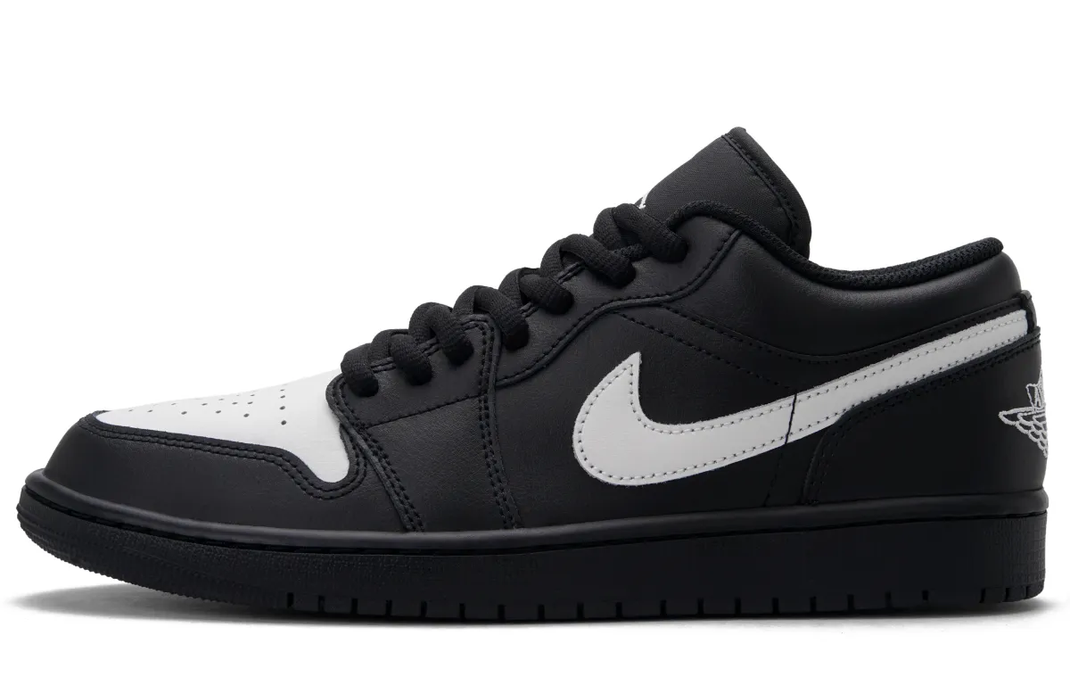 Jordan Air Jordan 1 Back To Future Low top Vintage Basketball Shoes Unisex Black White