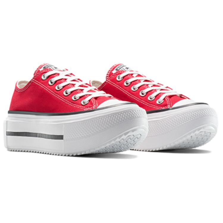 Chuck Taylor All Star Converse Lift Double Stack Platform Low 'Red'
