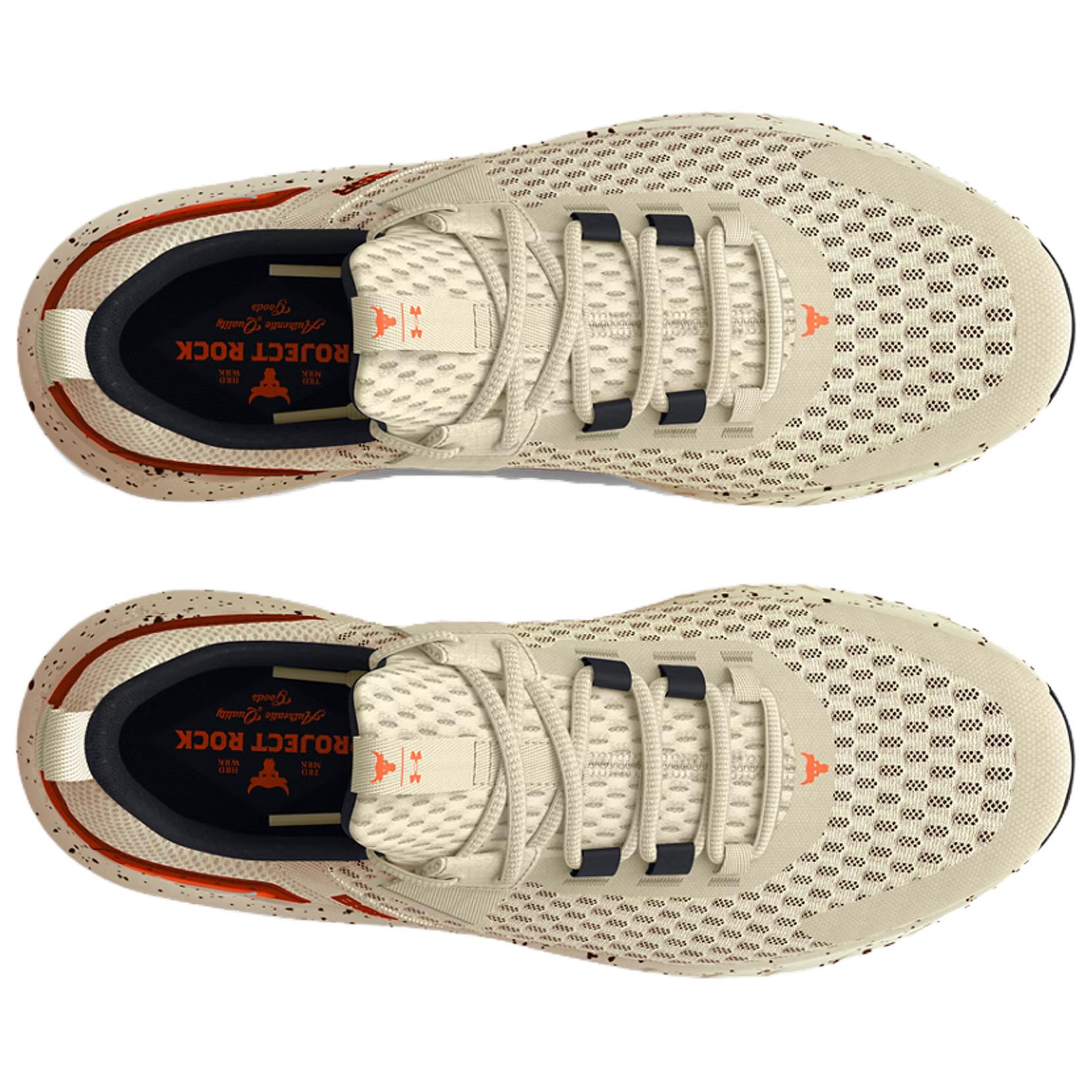 Under Armour Project Rock BSR 4 Breathable Low top Training Shoes Men’s Beige Black