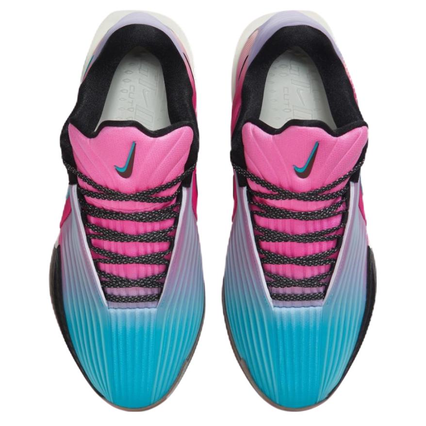 Nike G.T. Cut 3 Slip Resistant Abrasion Resistant Low top Basketball Shoes Unisex Pink Blue Overseas Version