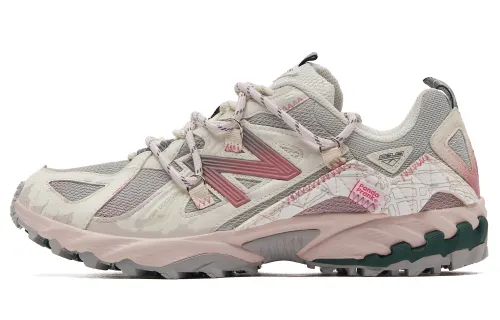New Balance 610T Cushioning Abrasion Resistant Low top Hiking Shoes Unisex Beige Pink Gray