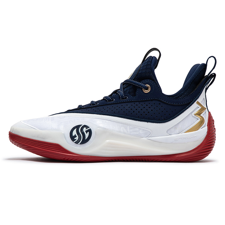 361° Zen 6 Prm Basketball Shoes Men’s Low Top 361 Degrees White/Gym Red
