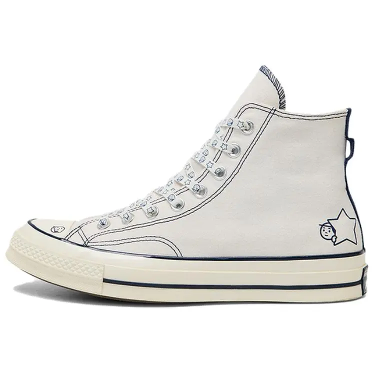 Converse x Noritake CHUCK TAYLOR Comfortable High top Canvas Shoes Unisex White