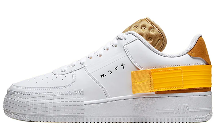 Nike Air Force 1 Type White Gold