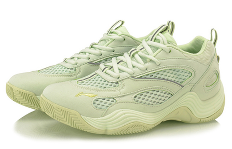 Li Ning XinSheng Synthetic Leather, Textile Breathable And Lightweight Low top Vintage Basketball Shoes Unisex