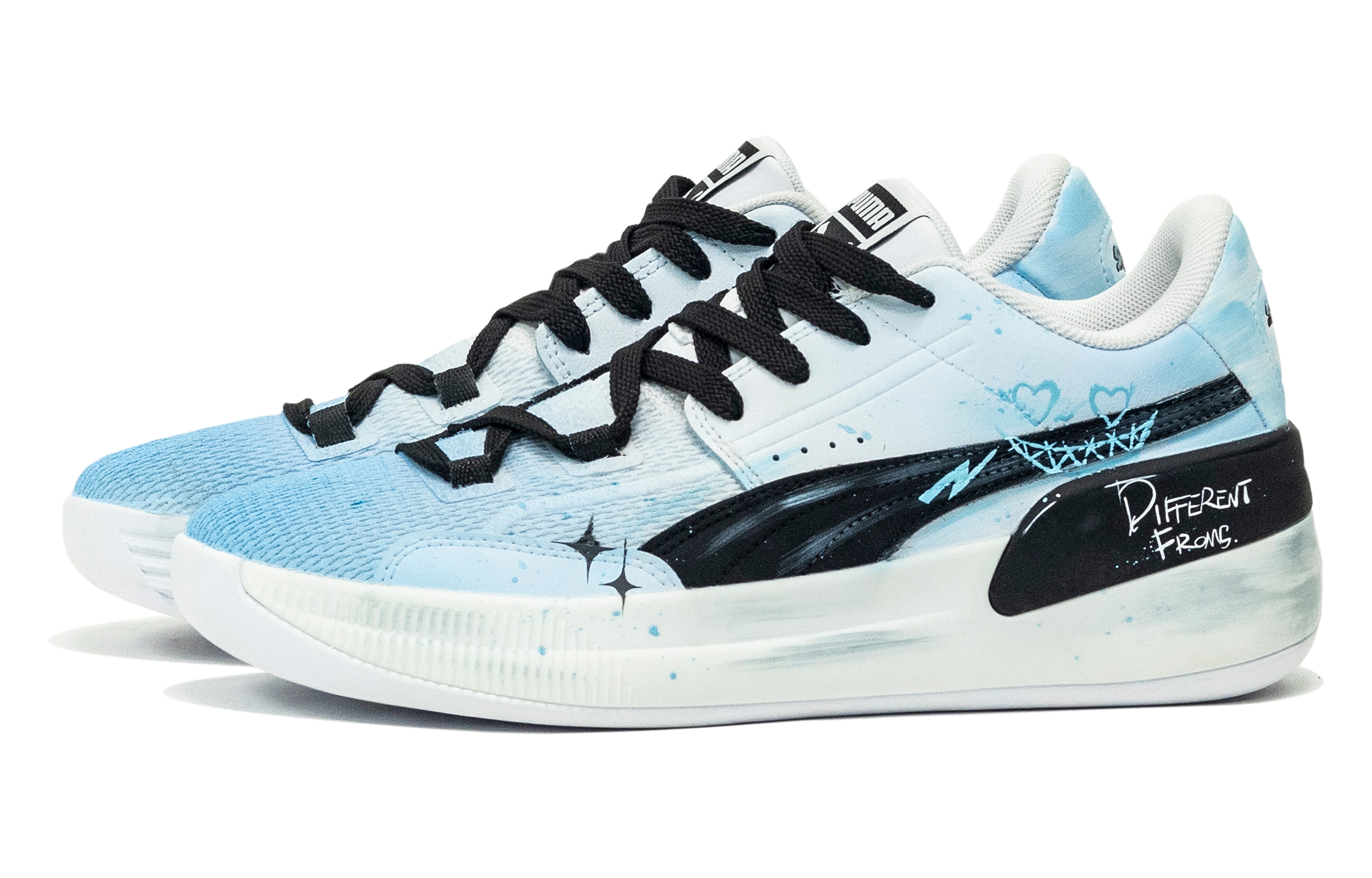 PUMA Clyde Hardwood Ghosts Cushioning Slip Resistant Abrasion Resistant Cushioning Slip Resistant Abrasion Resistant