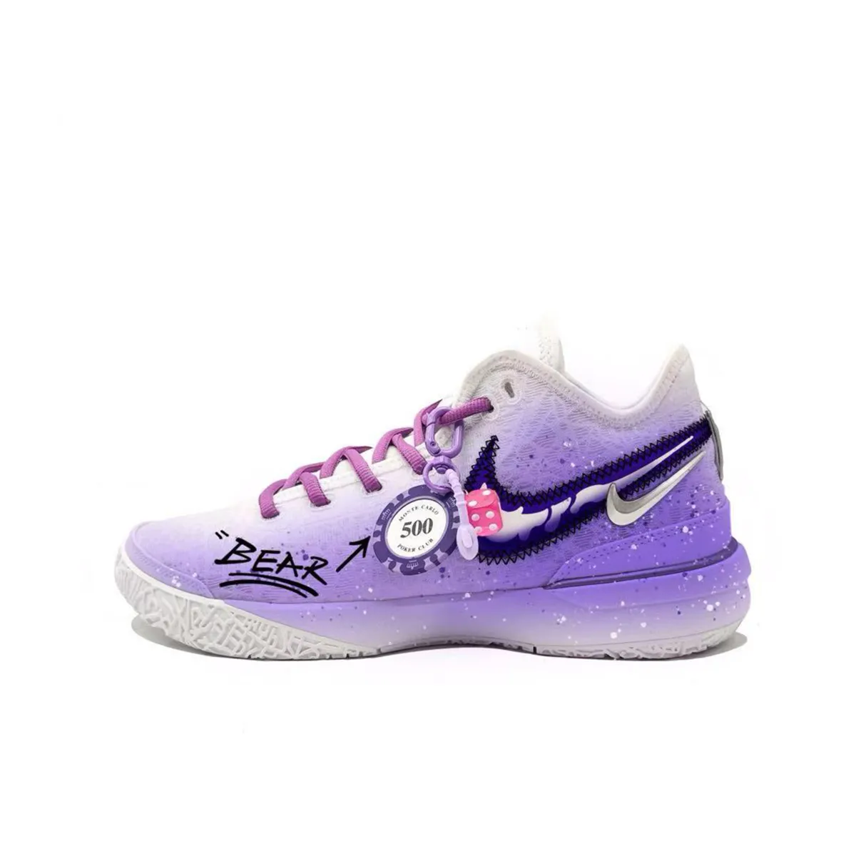 Nike LeBron NXXT Gen Low top Basketball Shoes Men's Purple