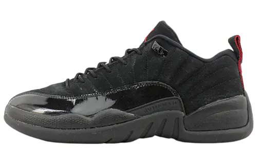 Jordan 12 Retro Low Black Patent