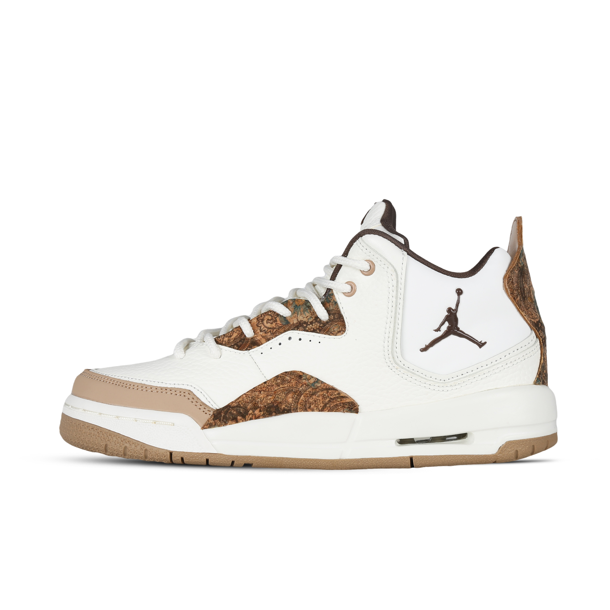Jordan Courtside 23 Dream Return To Dunhuang 2.0 Mid top Vintage Basketball Shoes GS Brown White