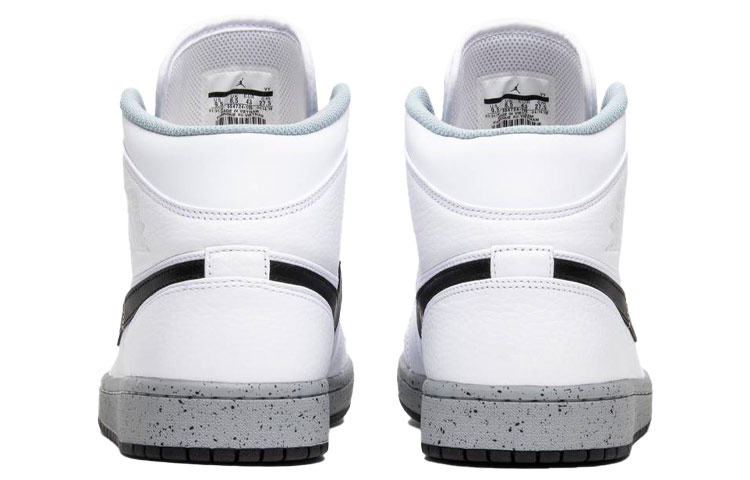 Jordan 1 Mid White Cement