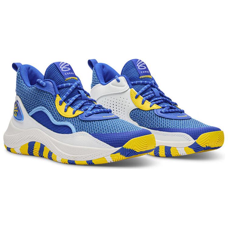 Under Armour Curry 3Z 24 Slip Resistant Abrasion Resistant Low top Basketball Shoes Unisex Blue