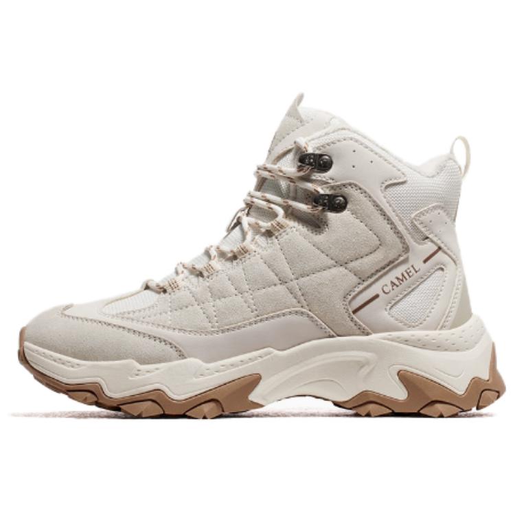 CAMEL Cushioning Slip Resistant Abrasion Resistant High top Mountaineering Shoes Women’s