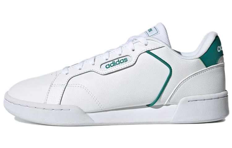 Мужские кеды adidas neo Roguera (бело-зеленые)