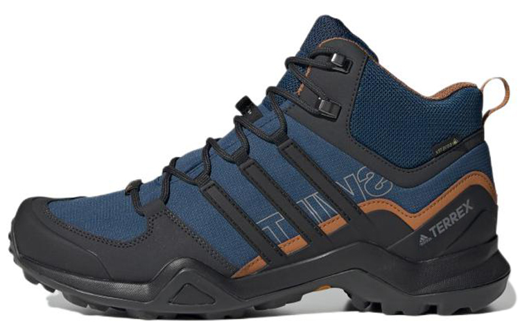 Adidas Terrex Swift Mountaineering & Hiking Shoes Men's Mid Top Blue/Black