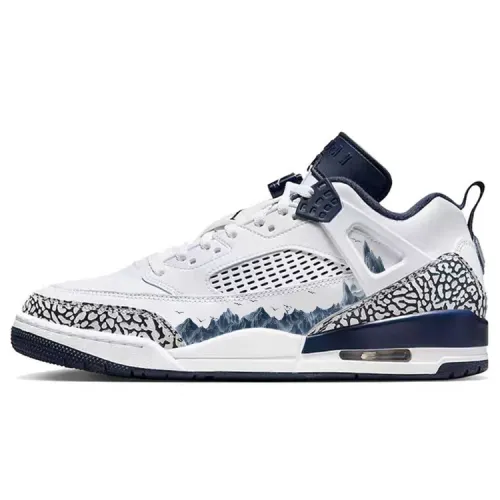 Jordan Spizike Vintage Basketball Shoes Men's Low Top Blue/White