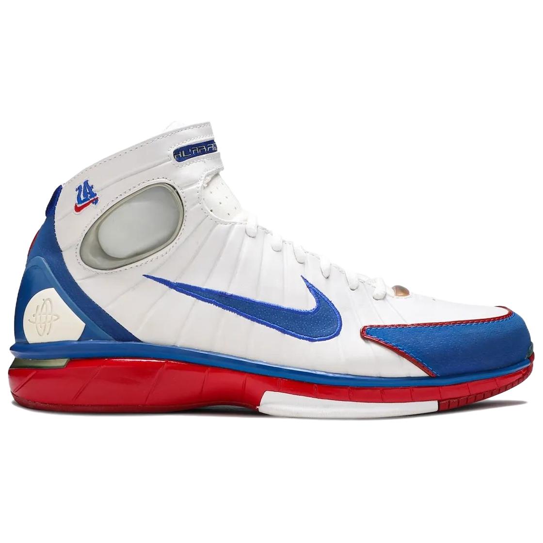 Nike 2K4 High top Basketball Shoes Men’s White Blue