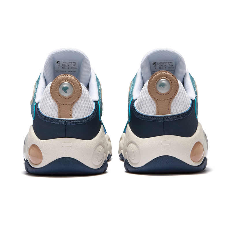 FILA FUSION VERTICAL Crack Shoes Low top Basketball Shoes Men’s White Blue
