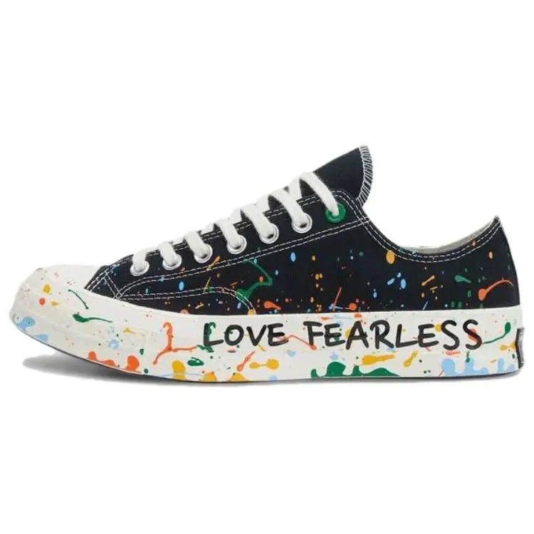 WANGYUAN x Converse Chuck 70 Low top Canvas Shoes Unisex Black
