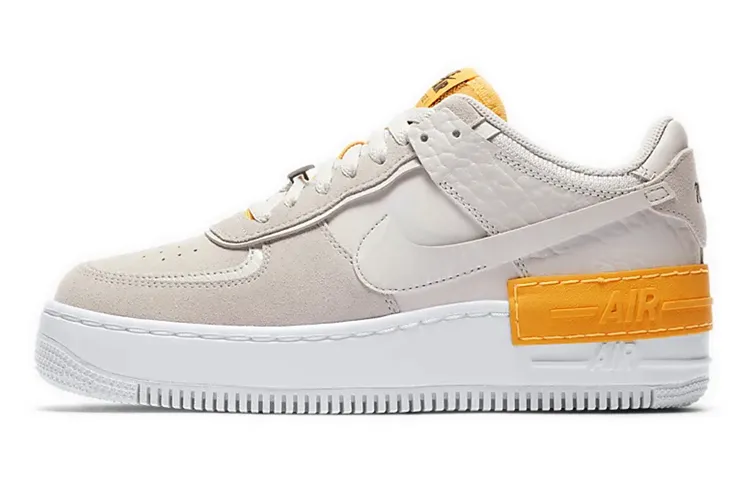 Nike Air Force 1 Low Shadow Vast Grey Laser Orange Women's
