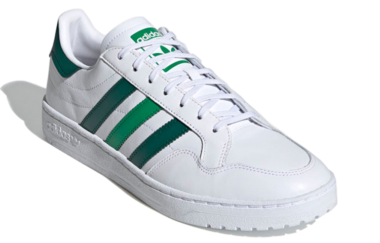 Кеды adidas originals Team Court (бело-зеленые) — фото 3