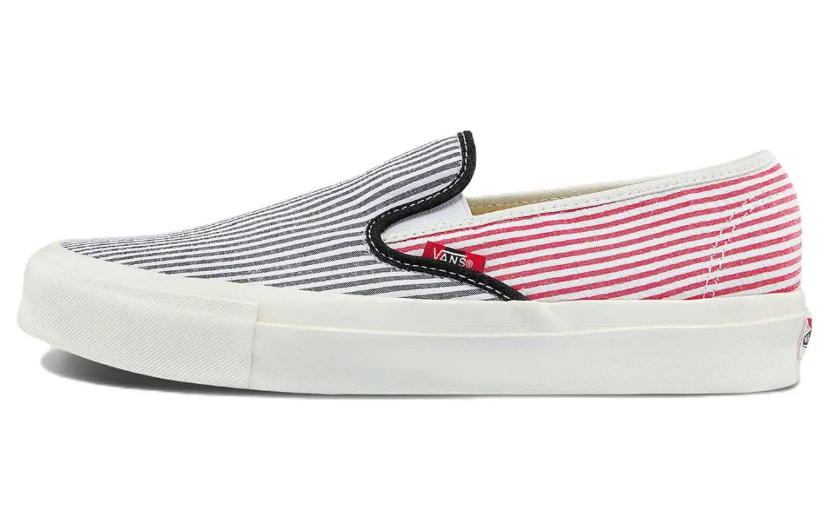 Vans Style 48 Lx Casual Fashion Skate Shoes Unisex Blue Pink Stripe 'Blue Pink'