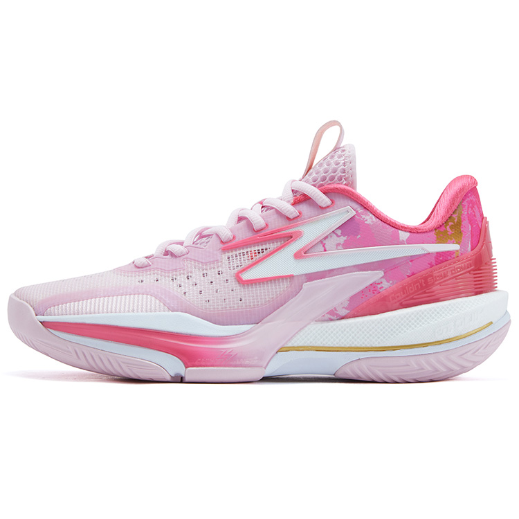 361° BIG3 6.0 Cushioning Abrasion Resistant Slip Resistant Low top Basketball Shoes Men’s Cyclamen Powder