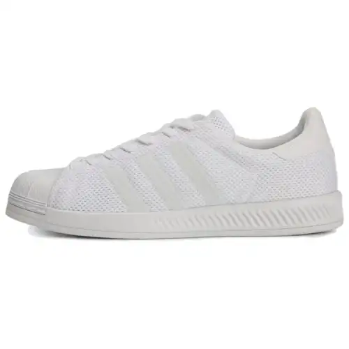 Adidas Originals Superstar Bounce Soft And Comfortable Low top Skateboard Shoes Unisex White