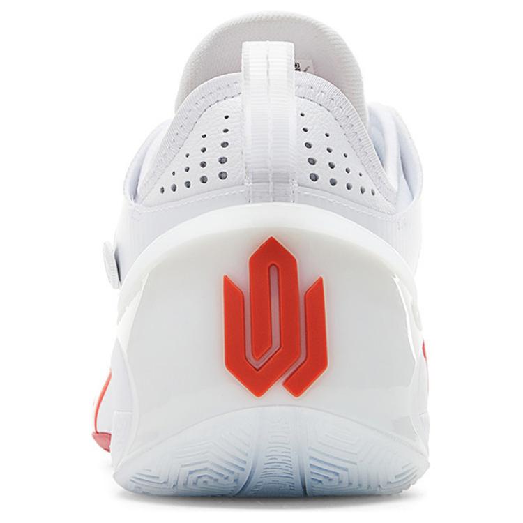 PEAK Wiggins AW2 Cushioning Slip Resistant Abrasion Resistant Rebound Low top Basketball Shoes Men’s White Red