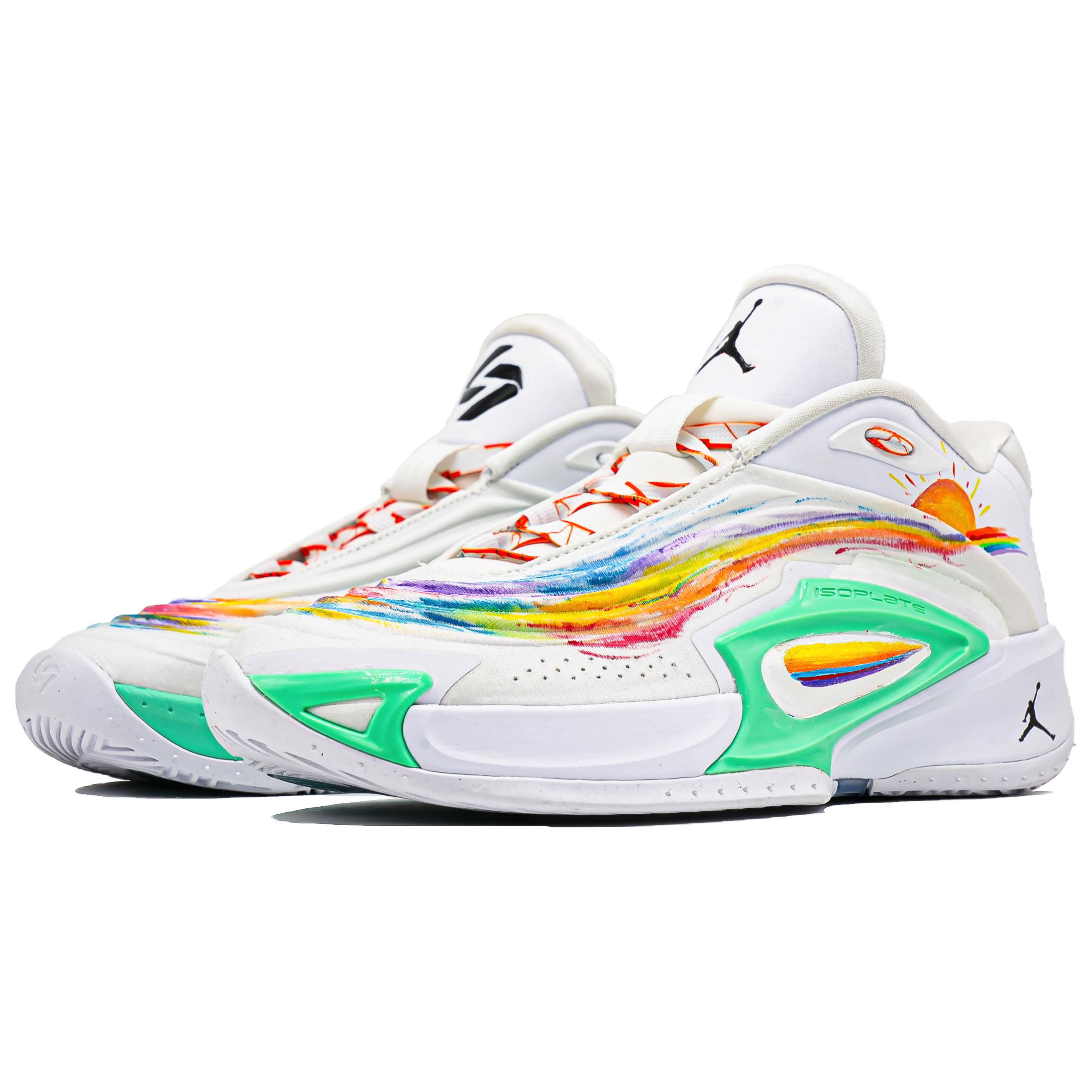 Jordan Luka 3 Cushioning Low top Basketball Shoes Unisex White