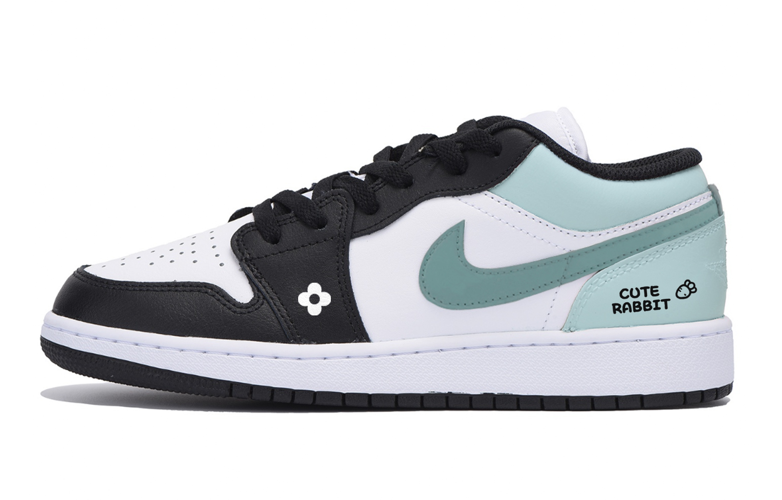 Jordan Air Jordan 1 Urban Chic Style, Exclusive Shoe Box Low top Vintage Basketball Shoes Men’s White Tiffany