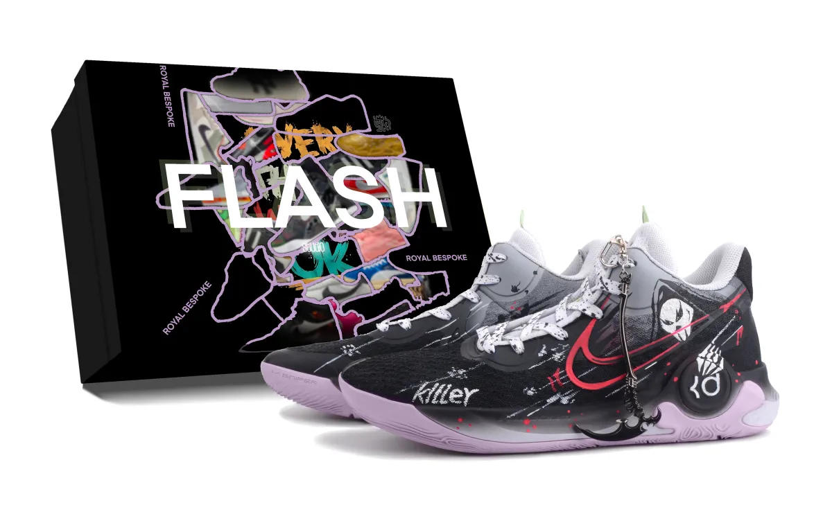 Nike KD Trey 5 IX Sickles Messenger, Box Included Mid top Basketball Shoes Unisex Black Red