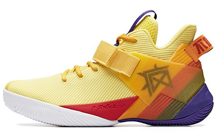 Anta Basketball Collection Low top Basketball Shoes Men’s Yellow Red Purple