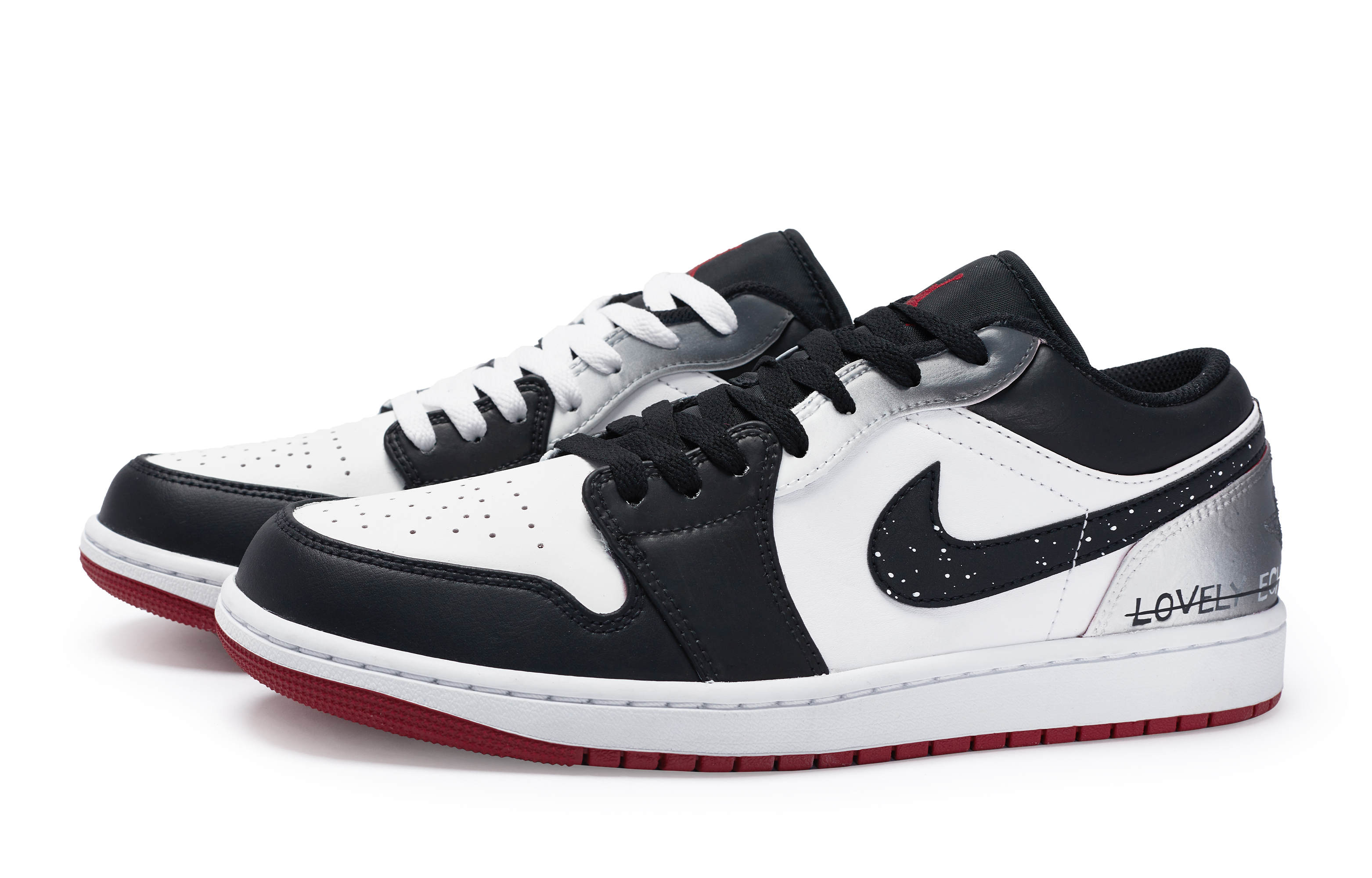Jordan Air Jordan 1 Low 811 Manufacturing, Starry Sky Echo, Special Shoe Box Low top Vintage Basketball Shoes Men’s