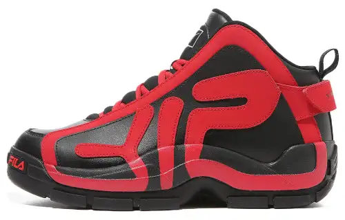 Y/Project x FILA Grant Hill 2 Leather High top Vintage Basketball Shoes Unisex Black Red Korean Style
