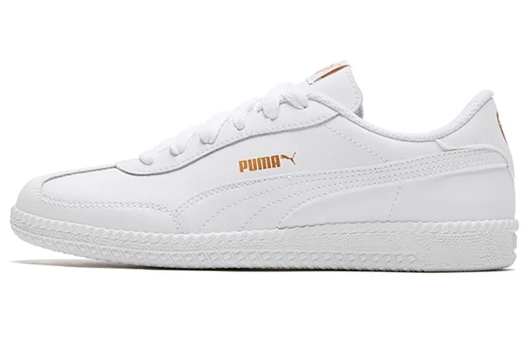 PUMA Astro Cup L White/Gold Low Casual Board Shoes
