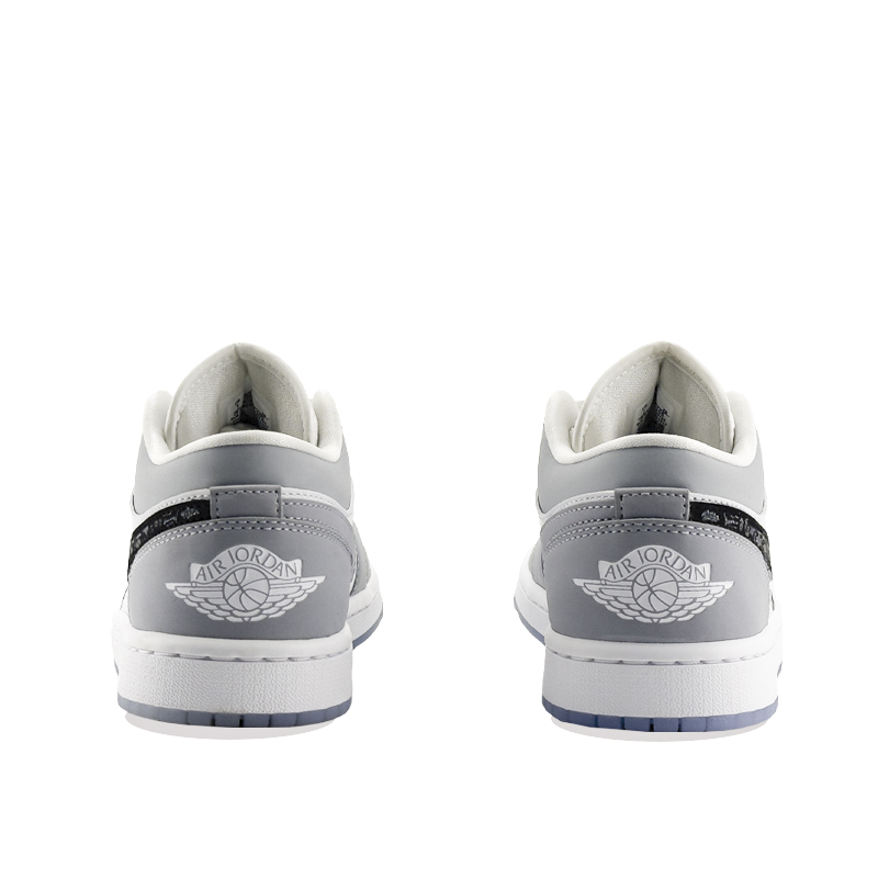 Jordan Air Jordan 1 Low ‘Wolf Grey’ Submerged Anchor Cushioning Slip Resistant Abrasion Resistant
