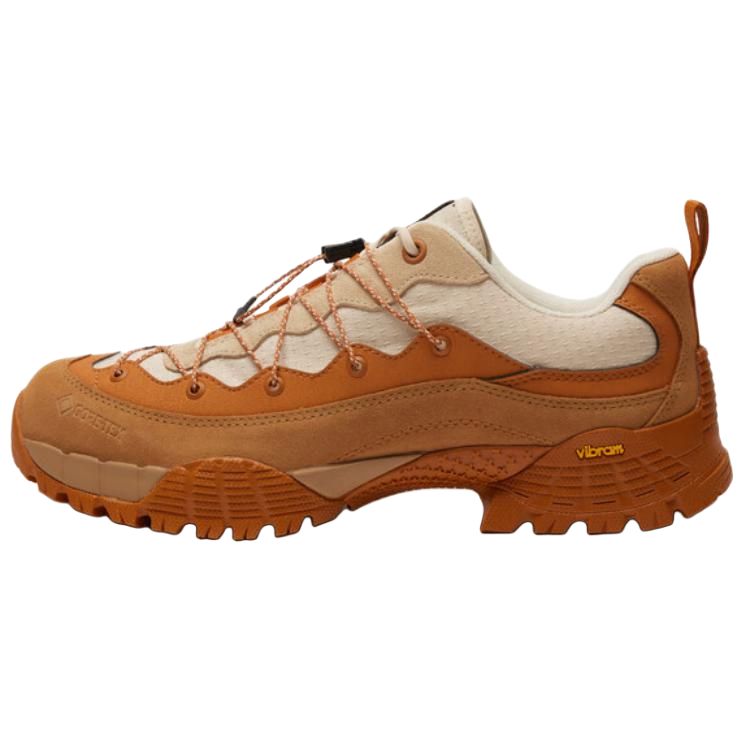 KOLON SPORT Ton Textile, Synthetic Leather Low top Hiking Shoes Unisex Brown Beige