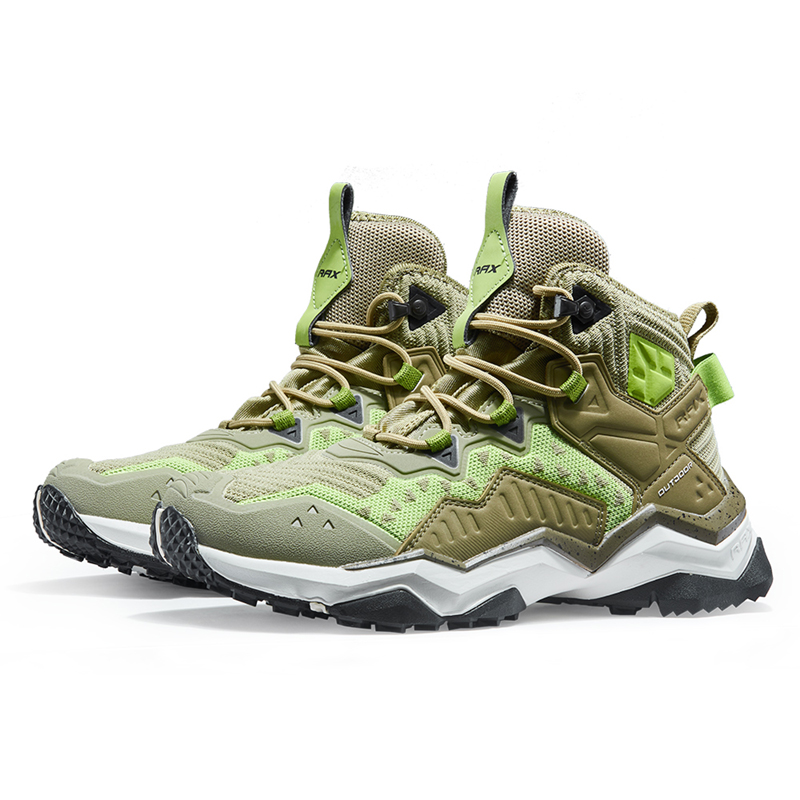 RAX Slip Resistant, Breathable, Lightweight High top Outdoor Shoes Men’s Green