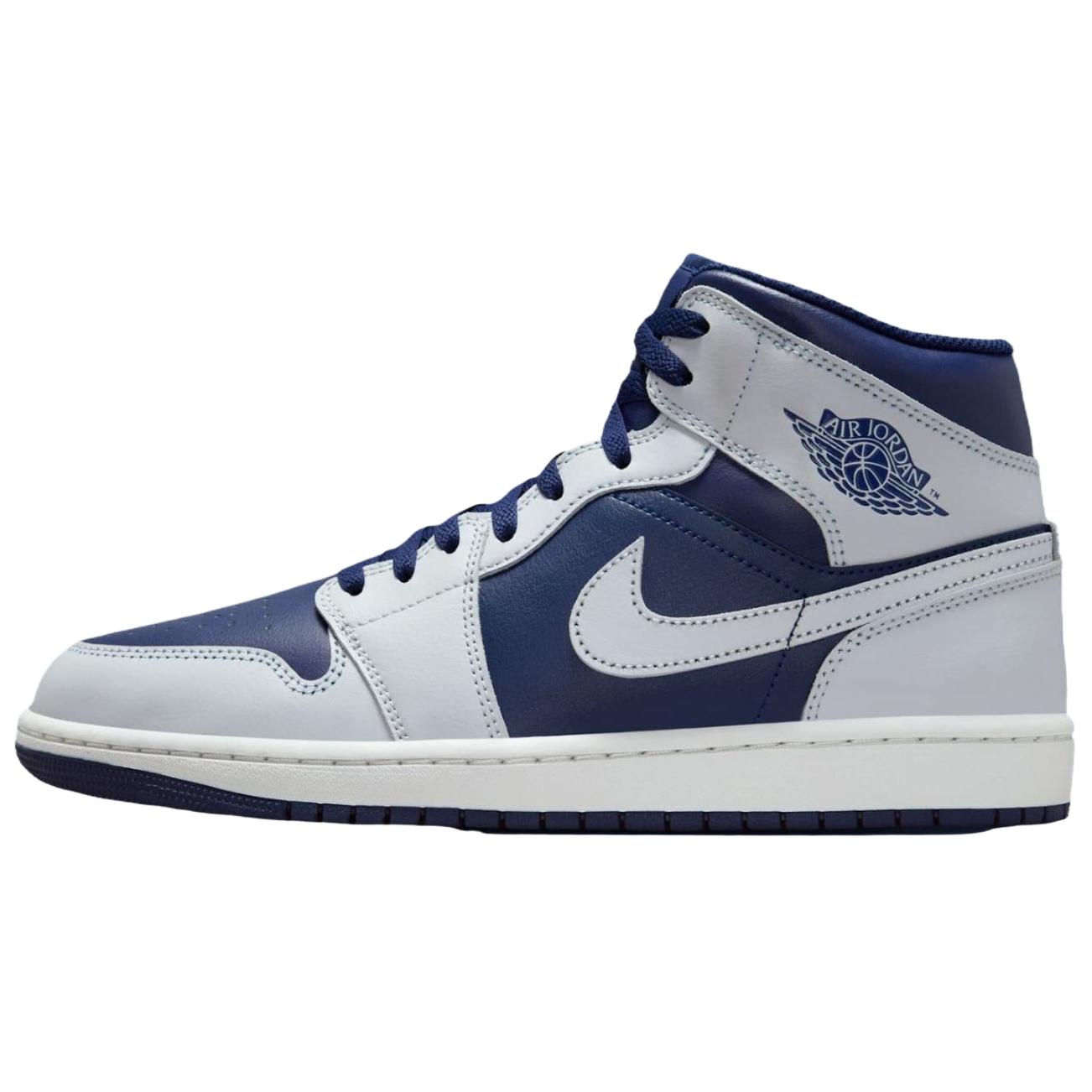 Кроссовки Jordan Air Jordan 1 (сине-белые)