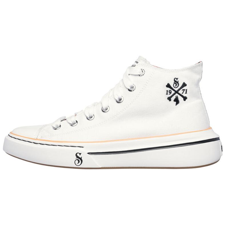 Snoop Dogg x Skechers SNOOP One Doggy Bonez High top Canvas Shoes Men's White