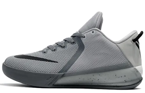 Nike Venomenon 6 EP Kobe Venomenon 6 shock-absorbing, non-slip, wear-resistant, low-top practical basketball shoes, men's style, cool gray, domestic version