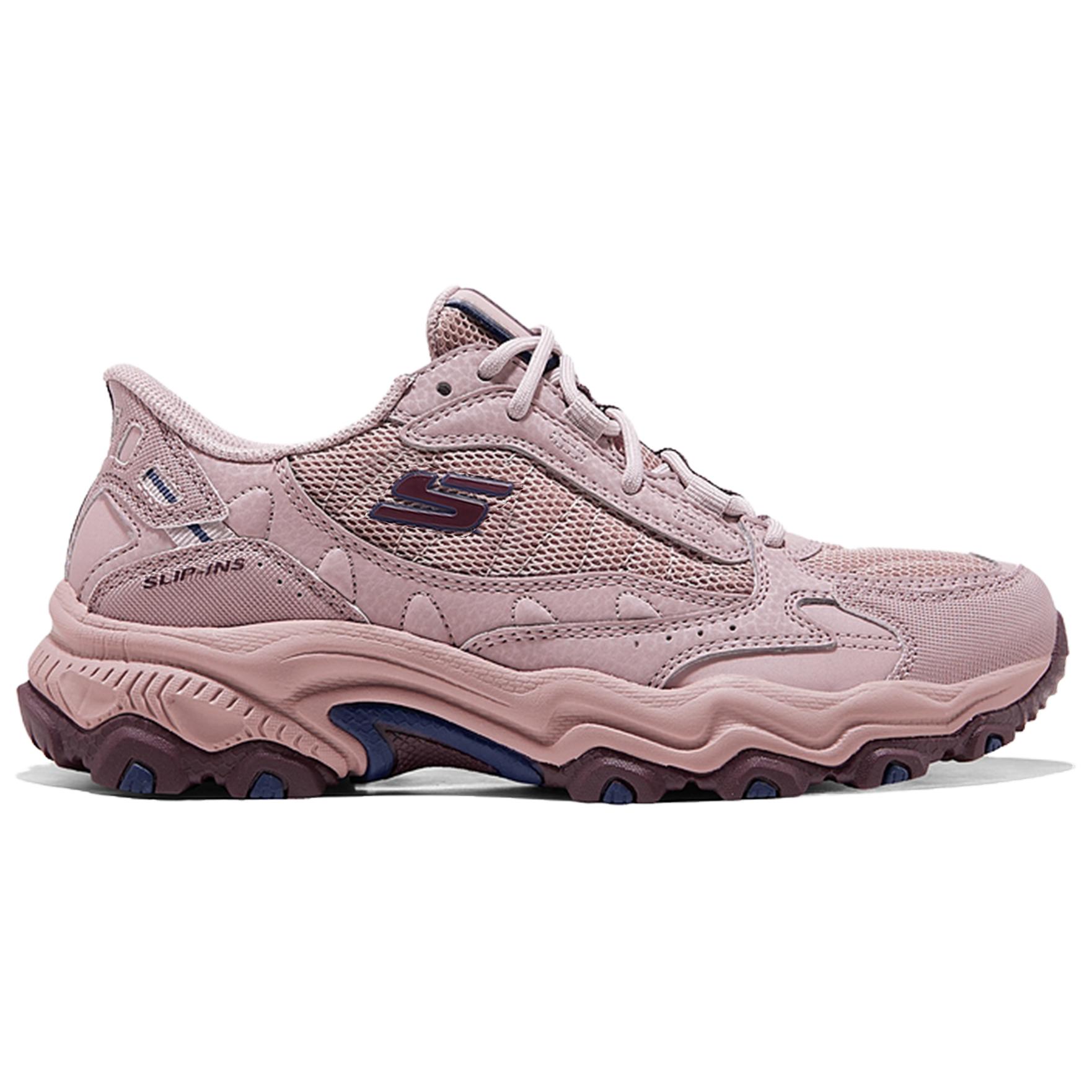 Skechers Cushioning Slip Resistant Abrasion Resistant Grip Low top Hiking Shoes Women’s Pink